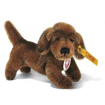 Peluche Steiff Chien Teckel mohair debout brun -st031373