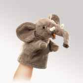 marionnette peluche elephant folkmanis 2940