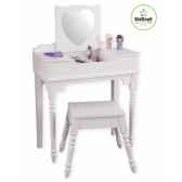 coiffeuse et tabouret mon coeur kidkraft 13030