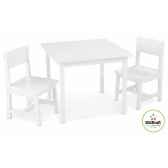 ensemble table et 2 chaises aspen blanc kidkraft 21201