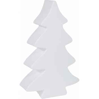 Sapin non lumineux blanc enneigé micro Lumenio -17324