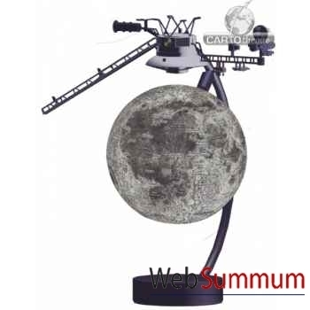 Globe 15 cm magnétique flottant moon Cartothèque EGG -SLMF15MOON