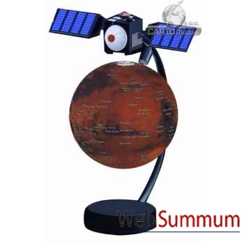 Globe 15 cm magnétique flottant mars Cartothèque EGG -SLMF15MARS