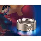 anneau acier superman noble collection nn4008
