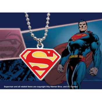 Pendentif emblème superman (rouge) Noble Collection -NNXT8322