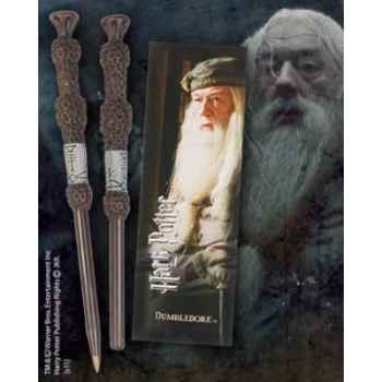 Stylo baguette & marque-page dumbledore Noble Collection -NN8632