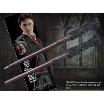 Stylo baguette & marque-page harry potter Noble Collection -NN8636