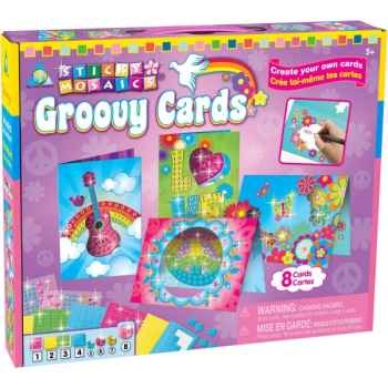 Mosaïques autocollantes - cartes postales groovy sticky mosaics The ORB Factory -ORB81577
