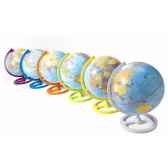 mappemonde de bureau colour circle zoffoli art929o