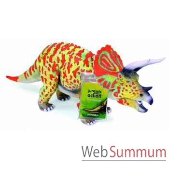 Gw jurassic action  - triceratops v3 - 51cm Geoworld -CL218K