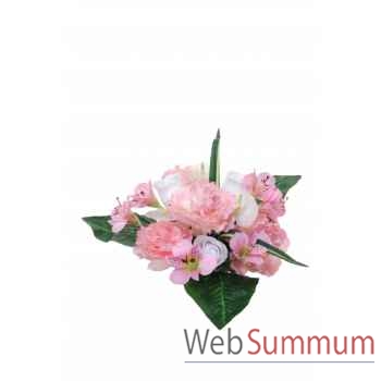 Pivoine -bouton de rose -anthurium bouquet Louis Maes -05234.425