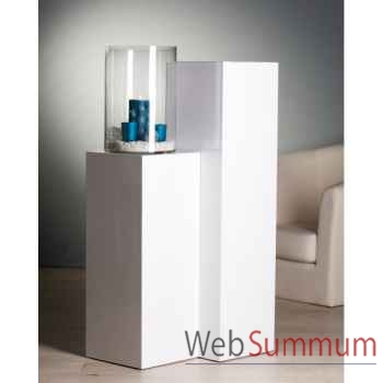 Colonne mdf blanc laqué 70 cm Casablanca Design -51557