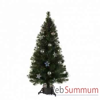 Sapin de noel led h120d55 vertx151tips a/15bal&15etoile -NF -101520