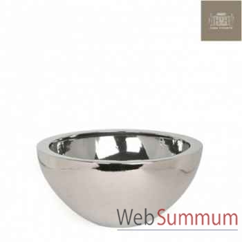 Coupe ronde moro h17d37 argent -307957