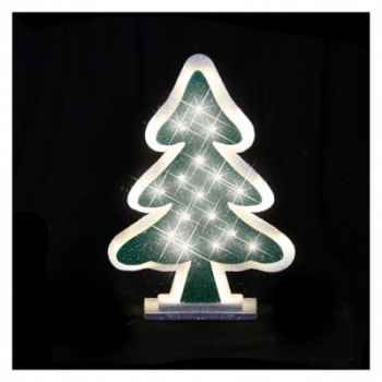 Arbre l34h45 argent led blanc chaud20l -371414