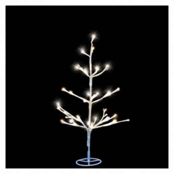 Arbre h60 blanc led blanc chaud 48l -371715