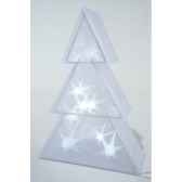 led sapin holograme pvc 75 cm kaemingk 481140