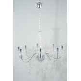 chandelier chrome 8bras kaemingk 484011