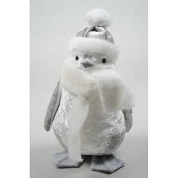 Pingouin polystyrene avec écharpe avec tête Kaemingk -611644