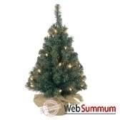 sapin pliable illumine 90 cm everlands nf 671103