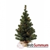 sapin pliable illumine 60 cm everlands nf 671106