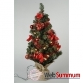 mini sapin diy illumine vert 60 cm everlands nf 671822