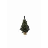 mini sapin aiguille dur et pommes de pin 45 cm everlands nf 681145