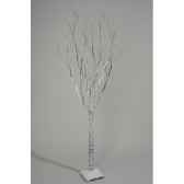 arbre bouleau papier neige avec paillettes ignifuge 200 cm kaemingk 688309