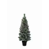 sapin finley givre dans pot 90 cm everlands nf 688467