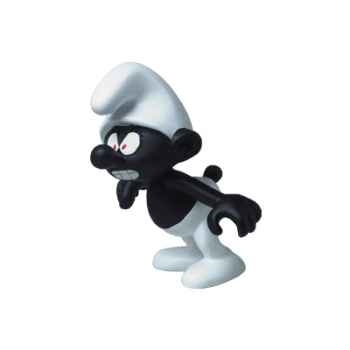 Figurine Schtroumpf noir -00155