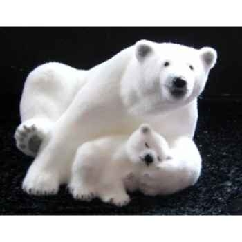 Ours polaire et son bébé 32cm Peha -RN-57210