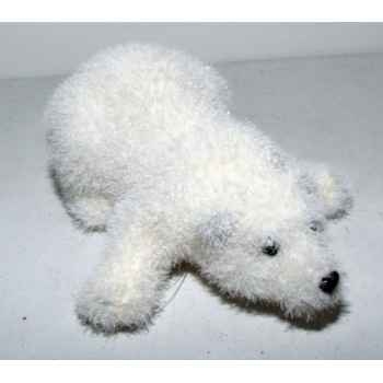 Déco 16x19x8cm ours polaire blanc Peha -TR-11270