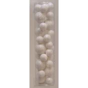 30 perles blanc Peha -TR-22485