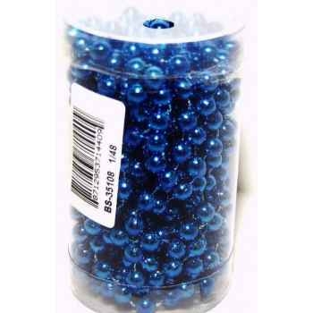 Chaine perles 8mmx5m bleu brillant Peha -BS-35108