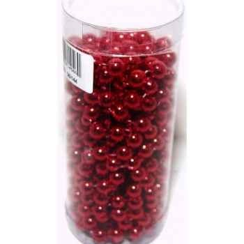 Chaine perles 10mmx5m rouge brillant Peha -BS-35133