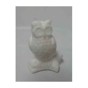 Bougie hibou 12,5cm blanc Peha -CL-10460