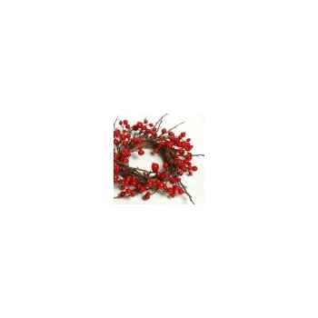 Couronne 30cm ac fruit rouge Peha -TR-27030