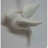 fig a susp oiseau 13cm blanc peha tr 27845