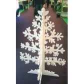 arbre en bois avec oiseaux 118cm blanc peha tr 29410