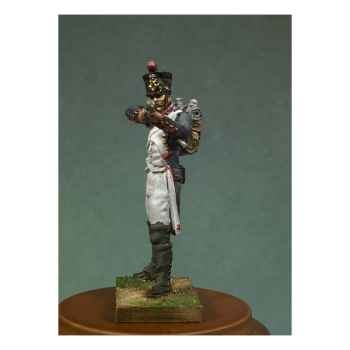 Figurine - Soldat d'infanterie de ligne en 1810 en train de tirer - NA-008