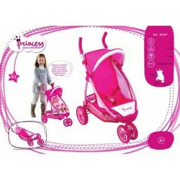 Poussette 3 roues princesse Arias -40107