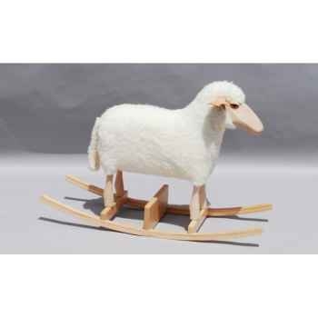 Mouton à bascule blanc siège à 48 cm Meier -412.06