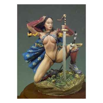 Figurine - Kit à peindre Fille samouraï - G-040
