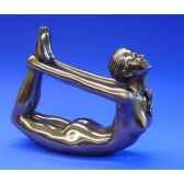 figurine body talk femme bronze bow pose wu72378