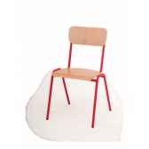 chaise novum 46 cm rouge 4414001