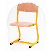 chaise classique 31cm jaune novum 4418015
