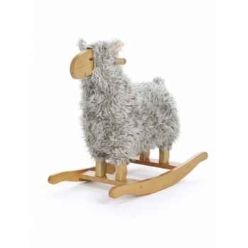 Mouton à bascule gris Teddykompaniet -1379