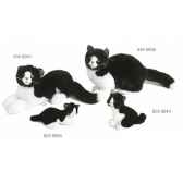 chat europeen couche blanc noir 60 cm ramat 4346941