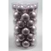 mini boules en verre emaimat 40 mm bruyere kaemingk 10428