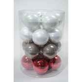 boules machine christmas chic 60mm kaemingk 142117